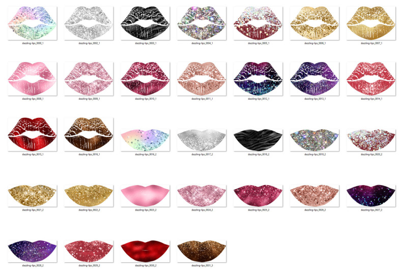 dazzling-lips-clipart