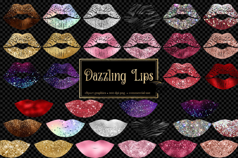 dazzling-lips-clipart