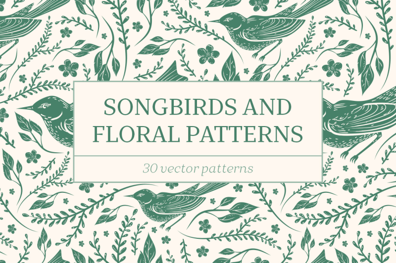 songbirds-and-floral-patterns