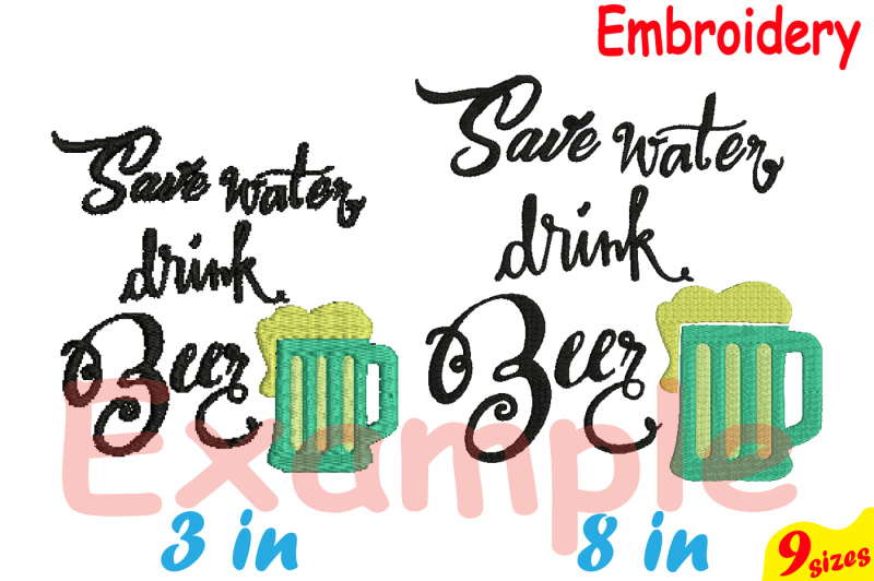 save-water-drink-beer-designs-for-embroidery-machine-instant-download-commercial-use-digital-file-4x4-5x7-hoop-icon-symbol-sign-beer-mug-59b