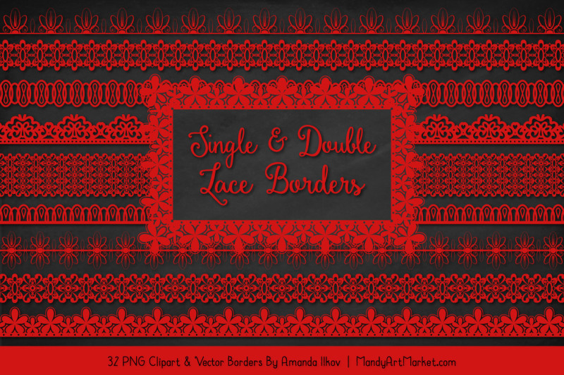 mixed-lace-clipart-borders-in-red