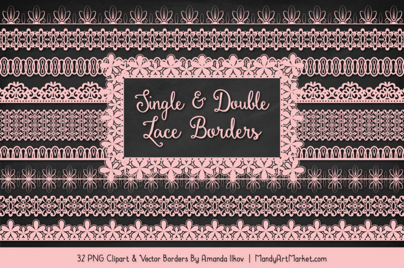 mixed-lace-clipart-borders-in-soft-pink