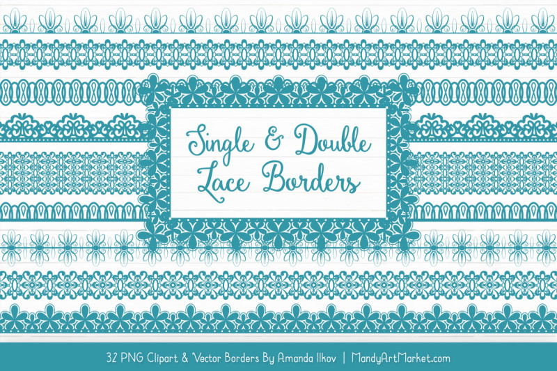 mixed-lace-clipart-borders-in-vintage-blue