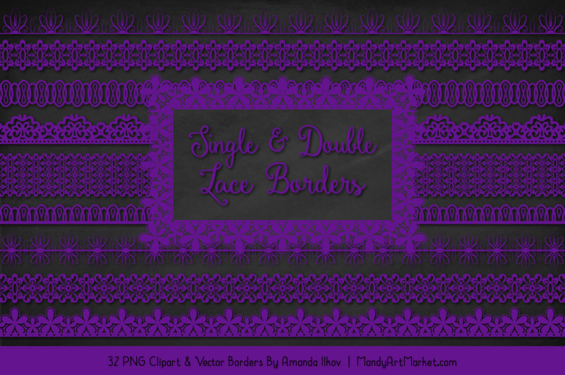 mixed-lace-clipart-borders-in-violet