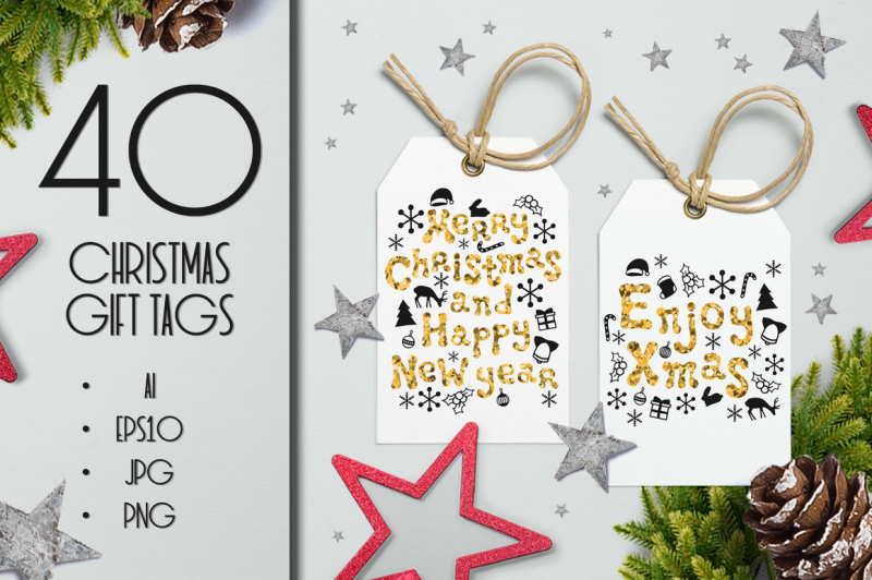 40-christmas-gift-tags-holiday-set