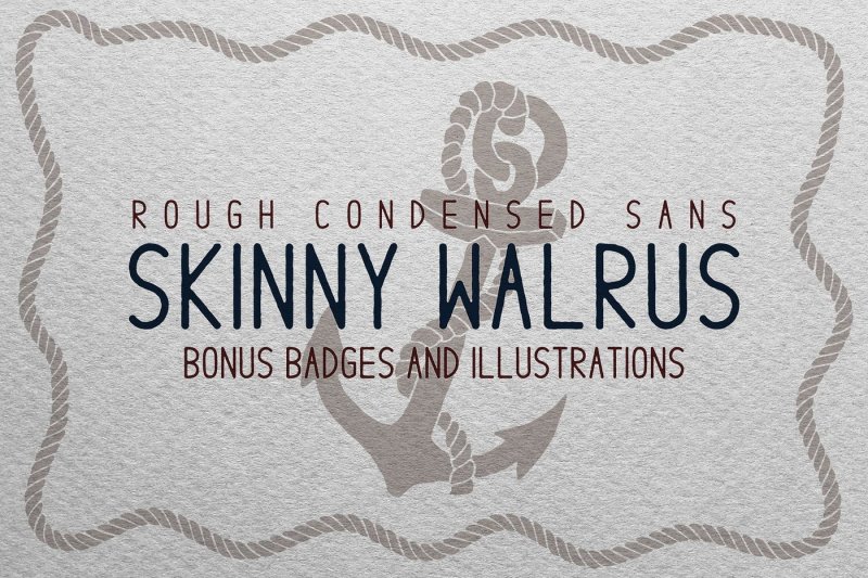 skinny-walrus-vintage-font-logos