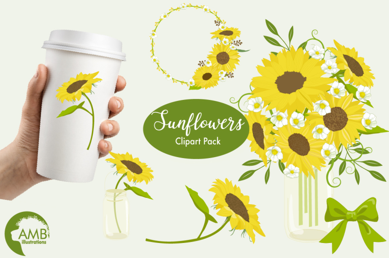 sunflowers-graphic-illustration-clipart-amb-1416