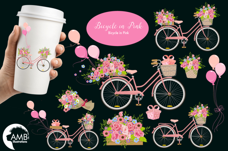 bicycle-in-pink-graphics-clipart-illustration-amb-1323