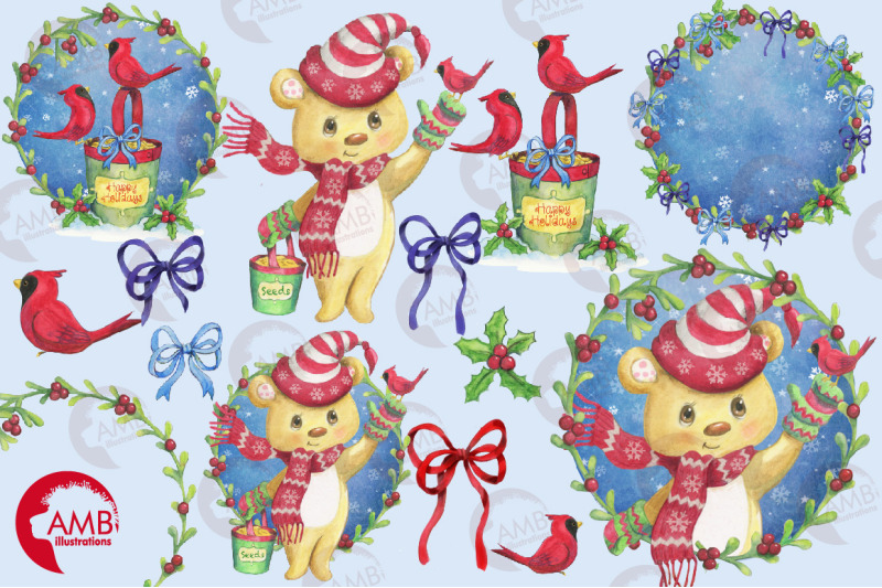christmas-merry-berry-bear-watercolor-bundle-clipart-graphic-illustration-amb-1489