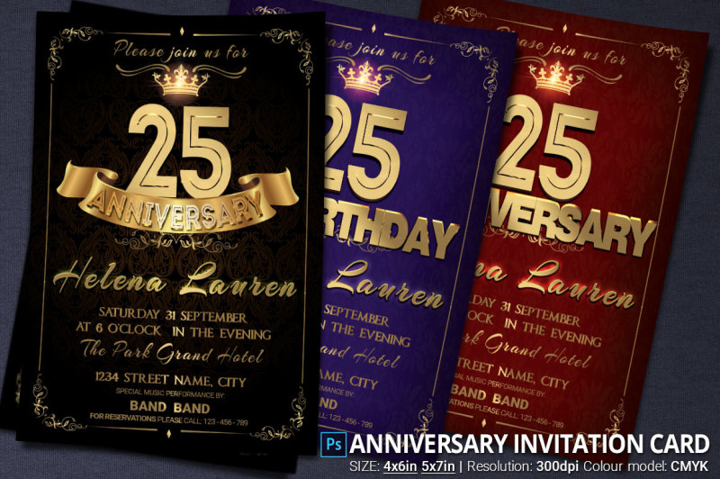 anniversary-invitation-card
