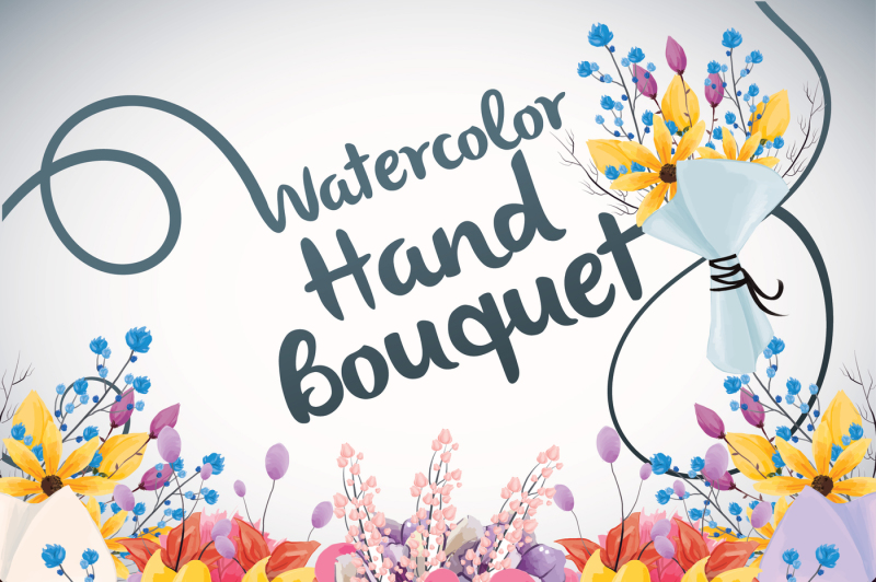 watercolor-flower-hand-bouquet