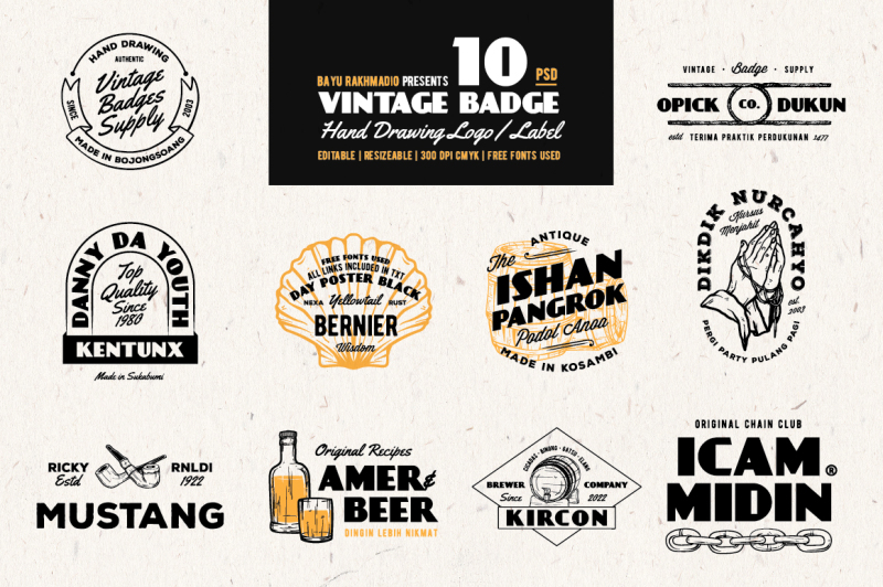 10-hipster-vintage-badges