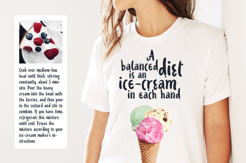 ice-cream-and-berries-font