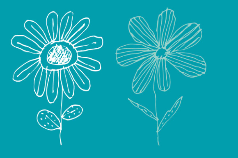 doodle-flowers-clipart-and-png-files