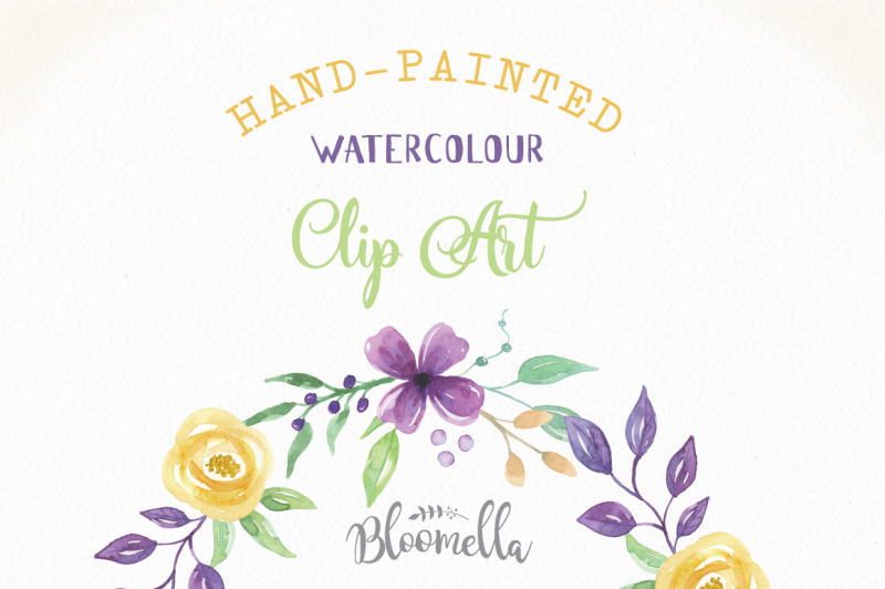 hand-painted-watercolour-wreath-clip-art-floral-garland-oceanic
