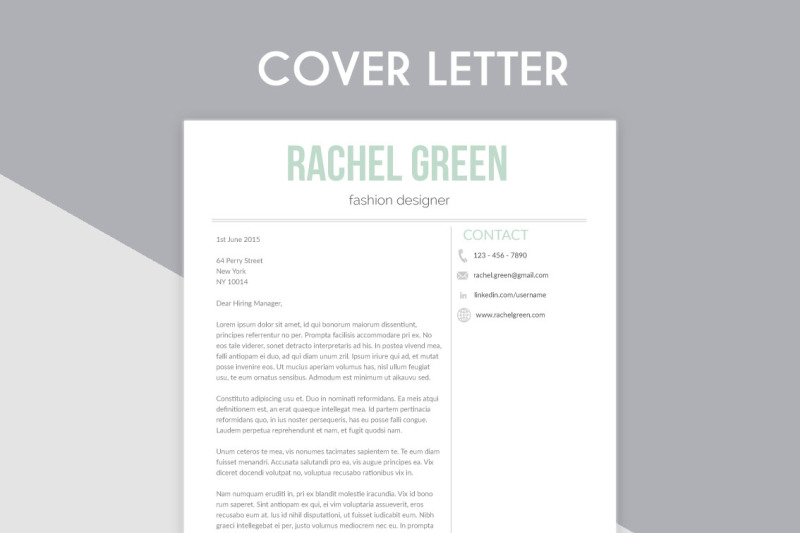 resume-template-rachel-green