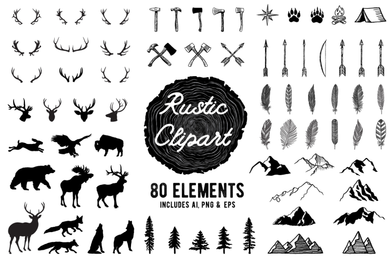 rustic-clipart-designs-ai-png-eps