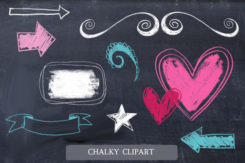 chalky-design-elements-clipart-brushes