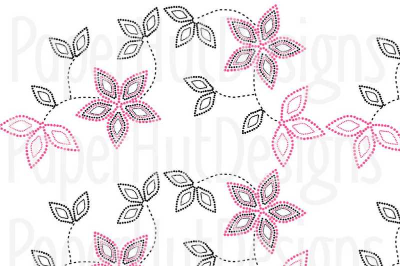 hot-pink-and-black-digital-papers