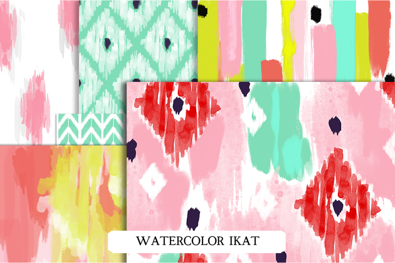 watercolor-ikat-patterns-and-brushes