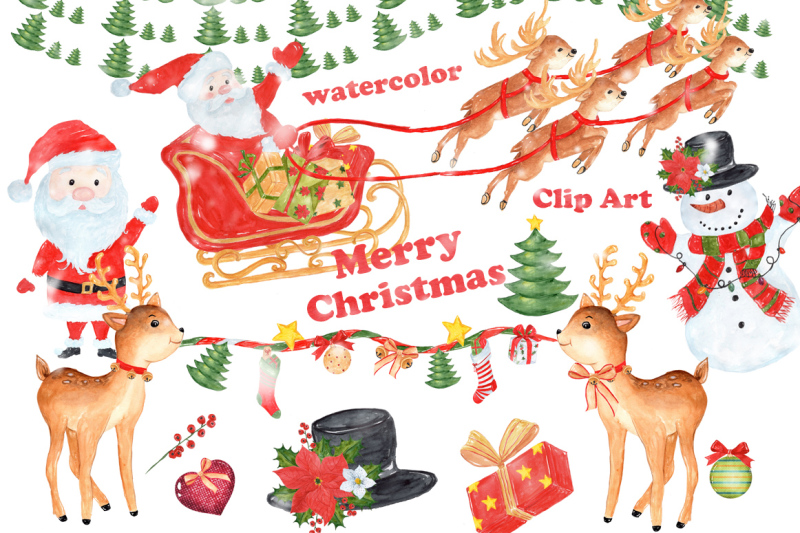 watercolor-christmas-santa-clipart