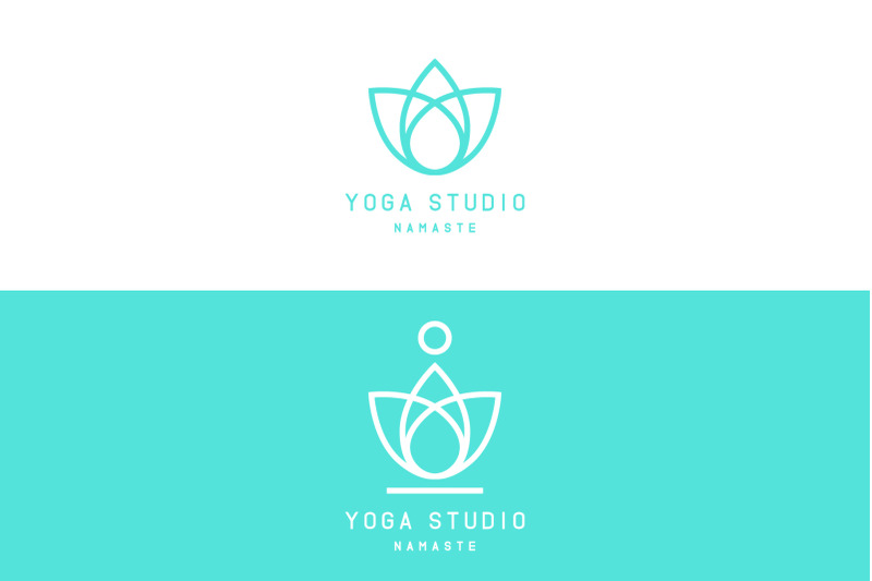 lotus-and-yoga-logo-design
