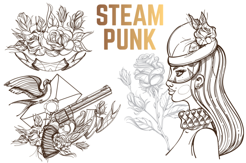 steampunk-set