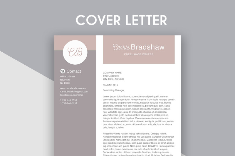 resume-template-carrie-bradshaw