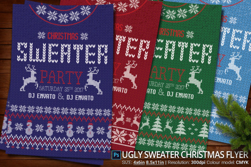 ugly-sweater-christmas-party-flyer-and-poster
