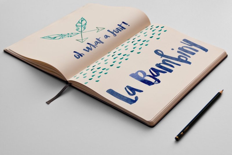 la-bambiny-typeface-font-display-font-hand-painted