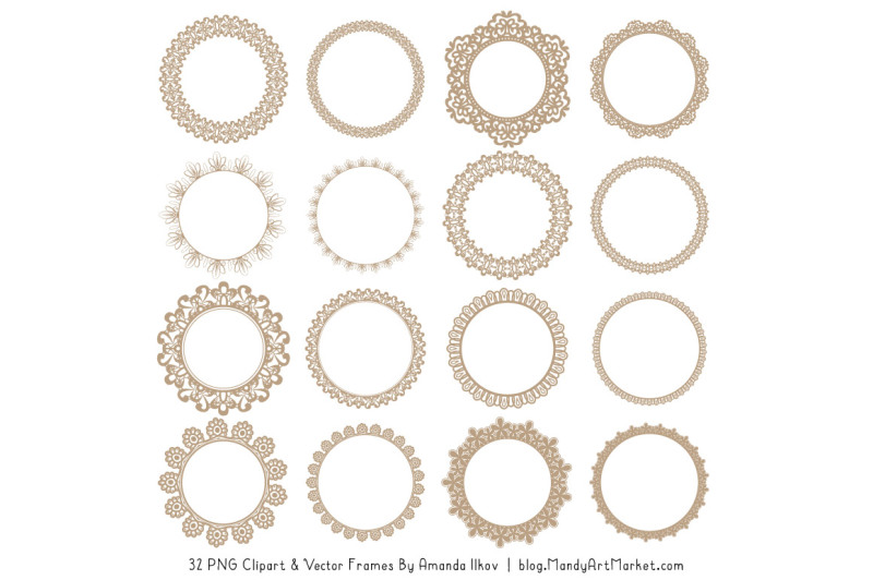 mixed-lace-round-frames-in-champagne