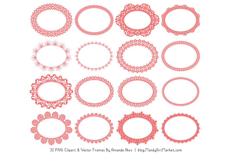 mixed-lace-round-frames-in-coral