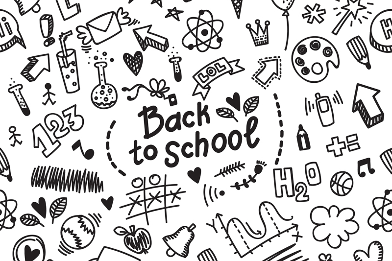 school-doodle-patterns