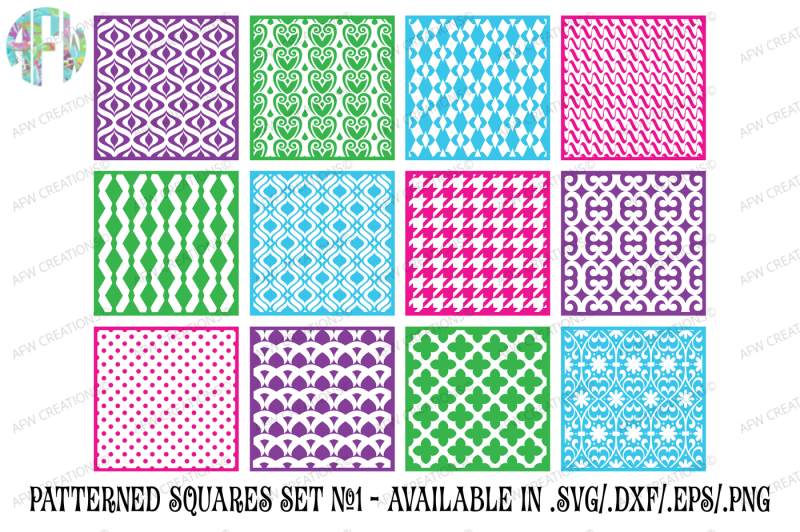 pattern-squares-set-1-svg-dxf-eps-cut-files