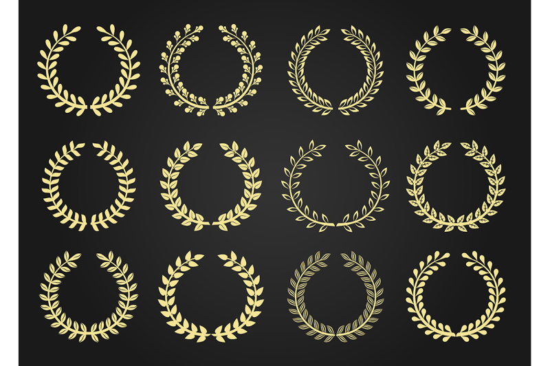 wreath-icon-set
