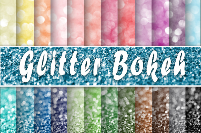 glitter-bokeh-textures-digital-paper