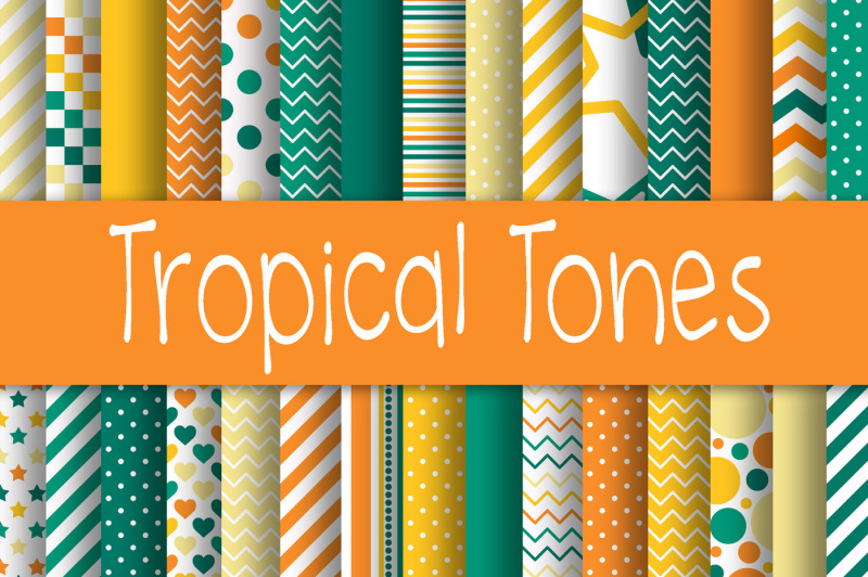 tropical-tones-digital-paper