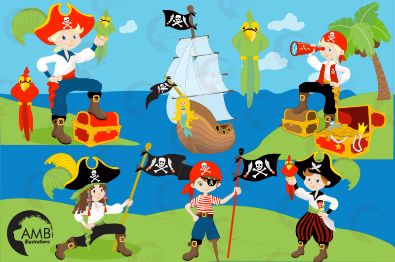 pirate-band-yo-ho-ho-clipart-graphics-illustrations-amb-173