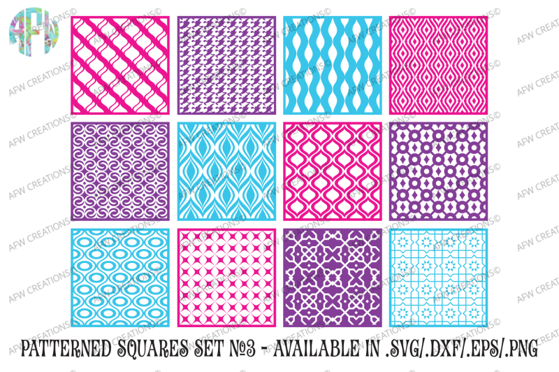 pattern-squares-set-3-svg-dxf-eps-cut-files