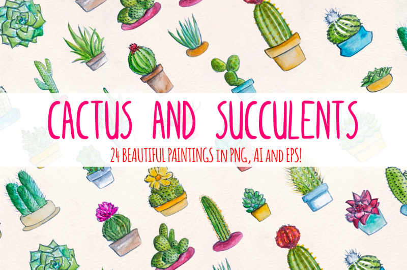 24-cactus-and-succulent-watercolor-illustrations