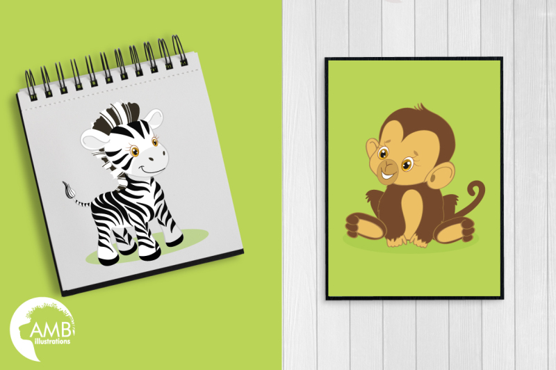 safari-babies-clipart-graphics-illustrations-amb-131