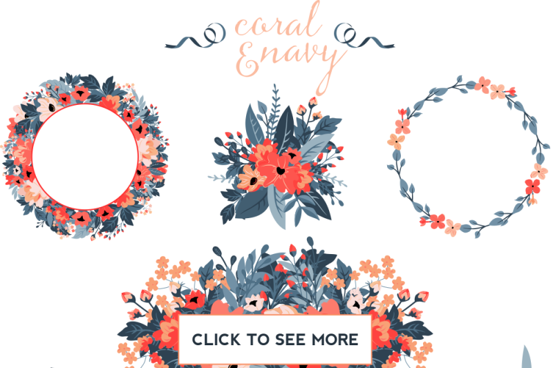 coral-amp-navy-flowers-and-greenery