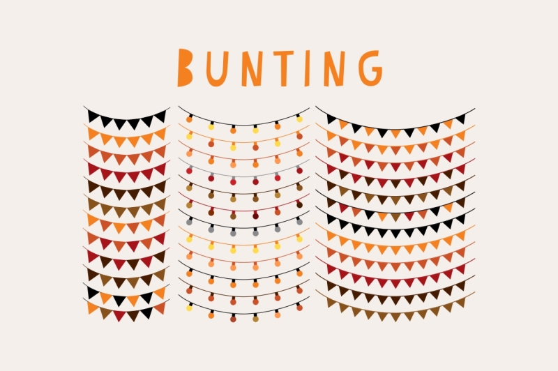 fall-bunting-and-string-of-lights-autumn