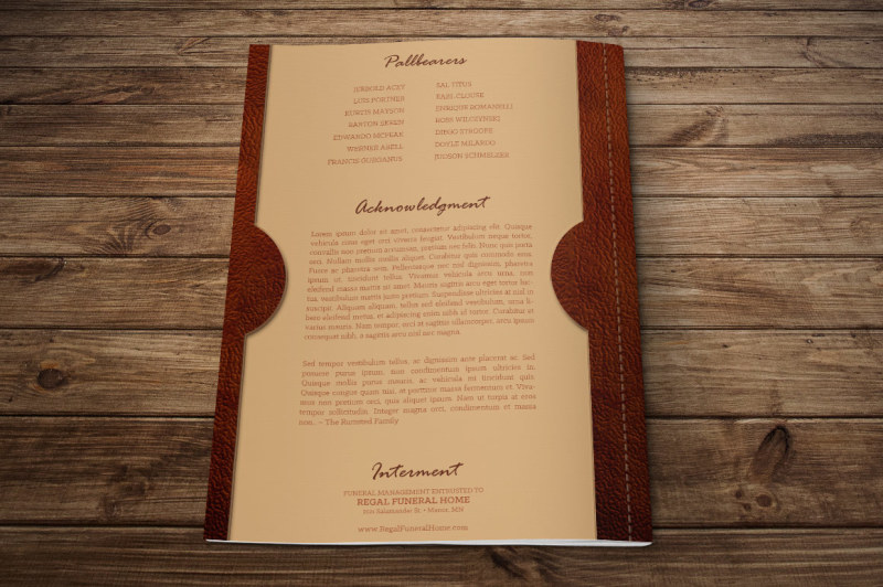 leather-funeral-program-publisher-template-4pages