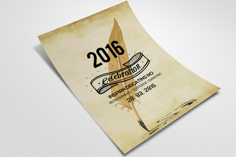 retro-new-year-flyer-templates