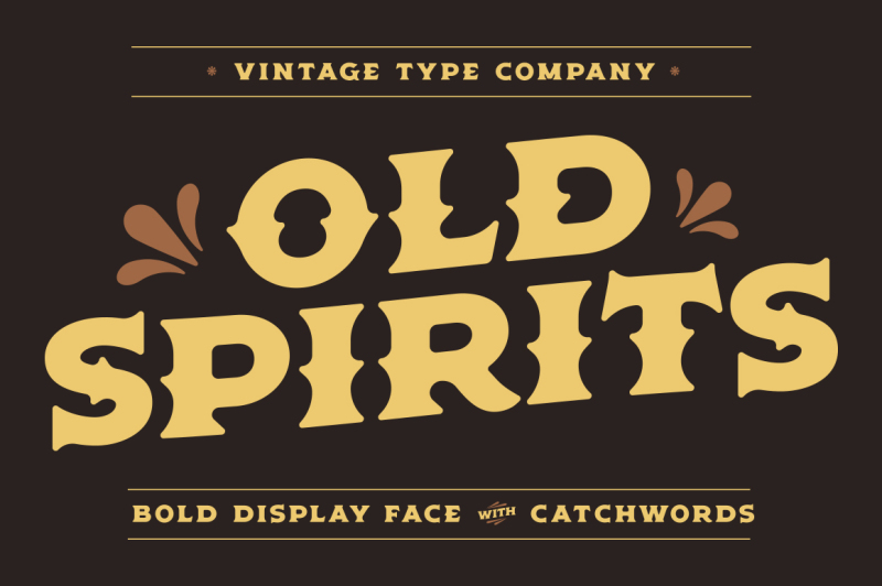 old-spirits-display-font