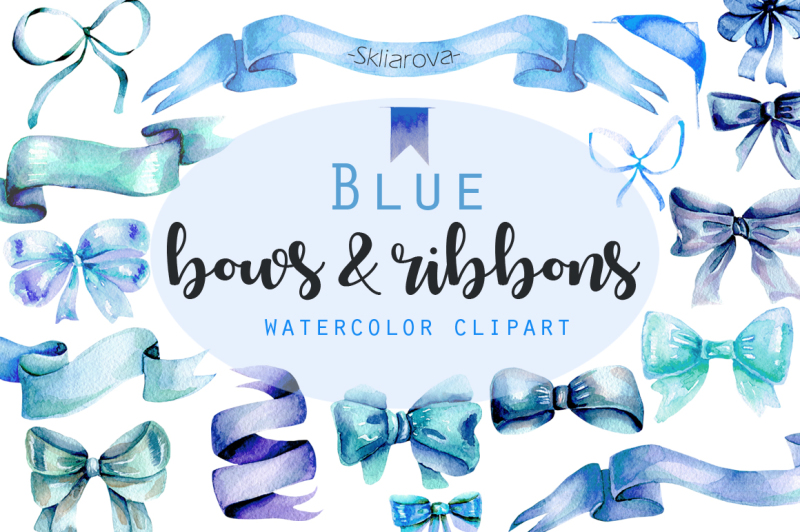 blue-bows-amp-ribbons-clipart