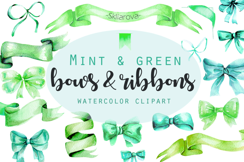 green-bows-amp-ribbons-clipart