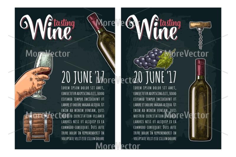 set-posters-pattern-and-engraving-illustration-wine-brandy-champagne
