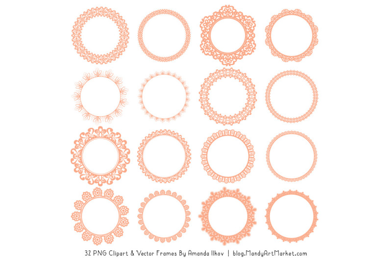 mixed-lace-round-frames-in-peach